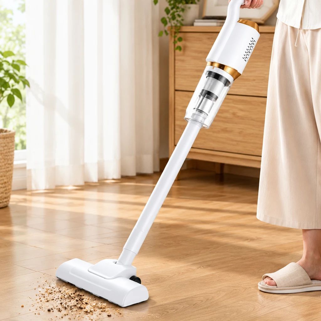 جارو شارژی عصایی FH-268 دوکاره با مکش بالا توان 120وات