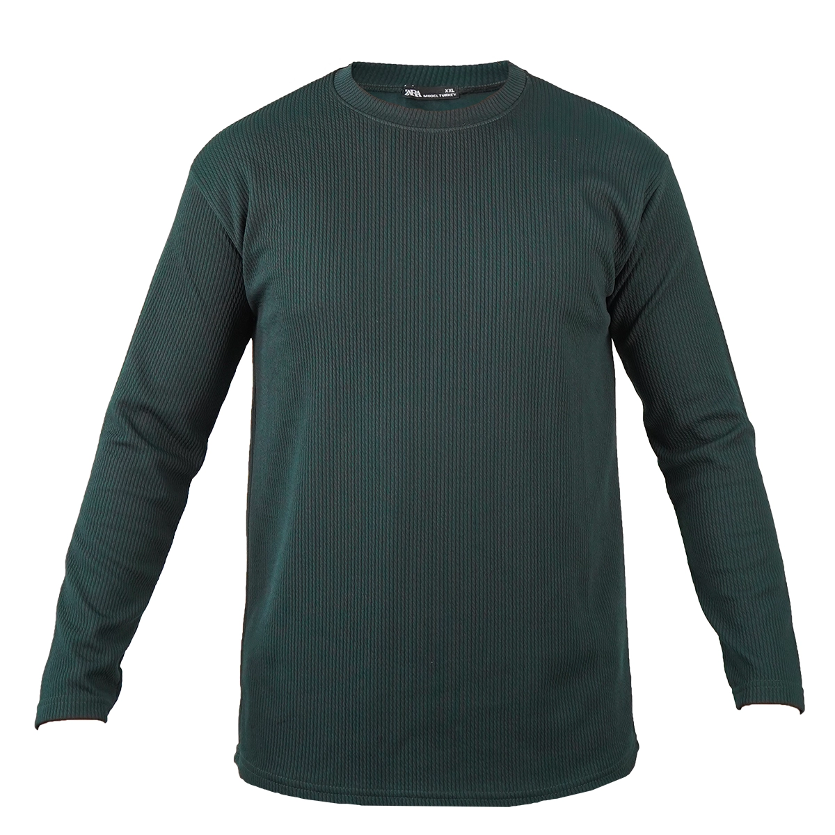 بلوز مردانه آستین بلند سبز مدل Atra