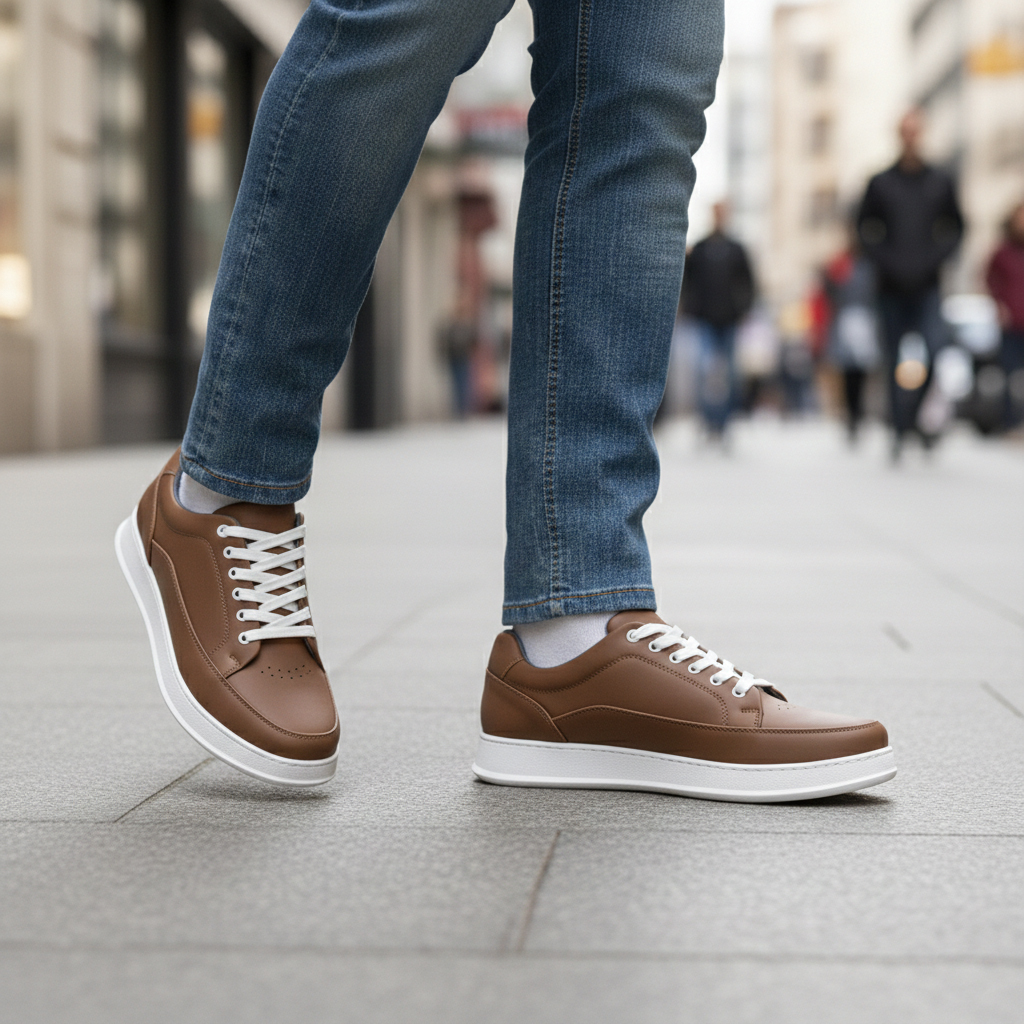 کفش روزمره مردانه مدل ونیزمن-قهوه ای