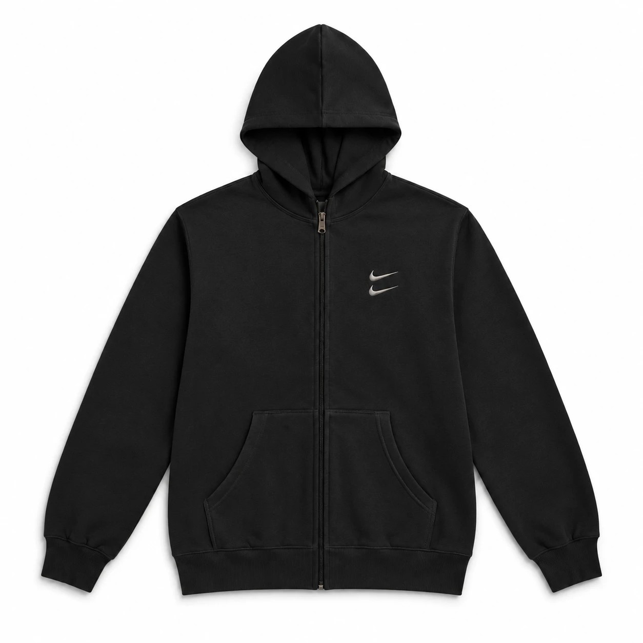 سوئیشرت دورس کلاهدار مردانه نایکی مدل Double Nike-مشکی